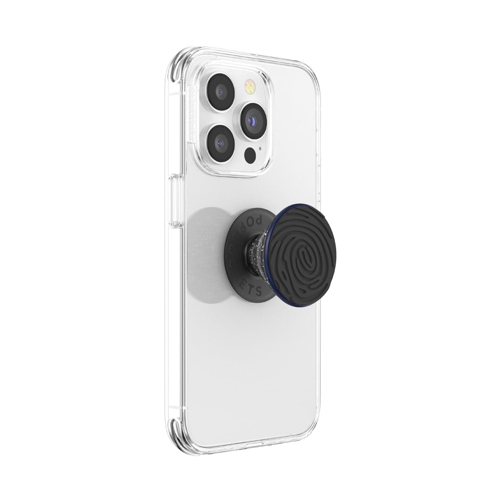 PopSockets Adhesive Phone Grip, Holder, Phone Stand, Black - Imprint Black