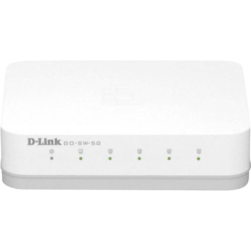 D-Link 5-Port Gigabit Easy Desktop, GO-SW-5G_E