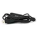 USB Cable Charging Power Wire Data Sync Cord Black for Verizon LG Voyager VX10000 - Verizon LG VX8350