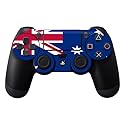 Protective Vinyl Skin Decal Skin Compatible with Sony Playstation DualShock 4 Controller wrap Sticker Skins Australian Flag