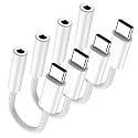 Fidioto 4 Pack USB-C to 3.5 mm Jack Adapter, Aux to USB C Adapter for Headphones Cable Compatible with iPhone 17/16 Pro Max/16 Pro/16/Samsung Galaxy