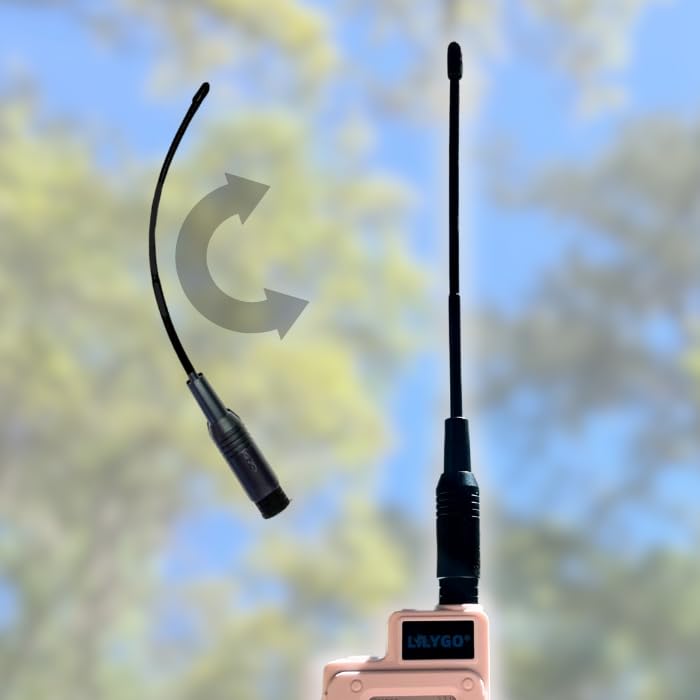 2.5 dBi SMA Male (Center pin) Soft Flexible Whip Antenna for T-Beam, T-Echo, Other LoRa Radio