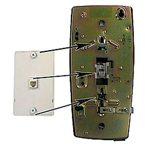 Industrial Wall Phone with Dialpad & Wallplate - ASH/Beige by HQTelecom