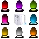 ToiLight The Original Toilet Bowl Night Light. Fun Useful Bathroom Motion Sensor Tech Gadget. Funny Novelty Birthday Gift Idea. Stocking Stuffer