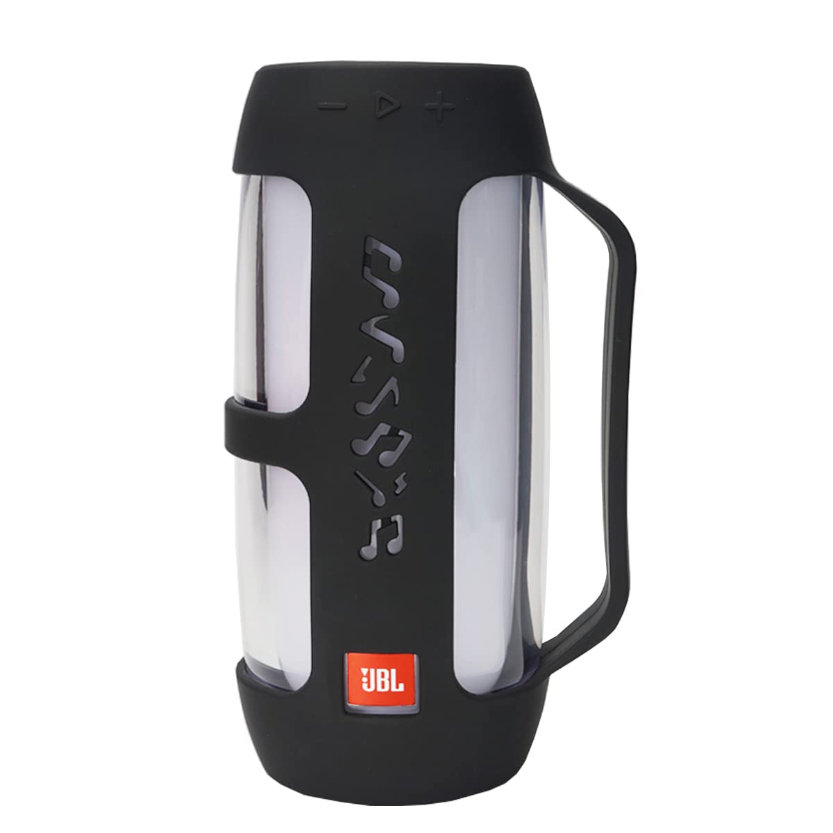 Silicone Case Compatible with Pulse 4 Speaker,Pulse 4 Speaker Portable Protective Carry Case Cover (Black)