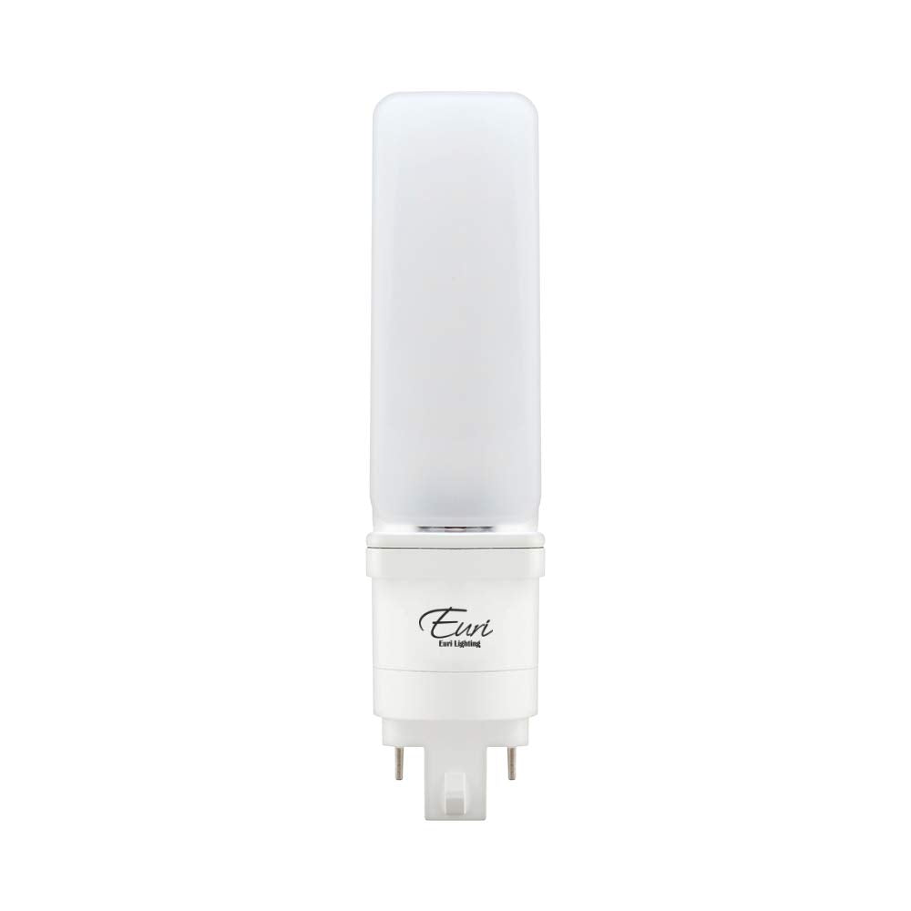 Euri Lighting EPL-2150H Non-Dim Hybrid (A+B) LED Horizontal PL, G24Q, 12W (26W Equal) 1100lm, Cool White (5000K), 80CRI, AC120-277V, 140° Angle,5YR