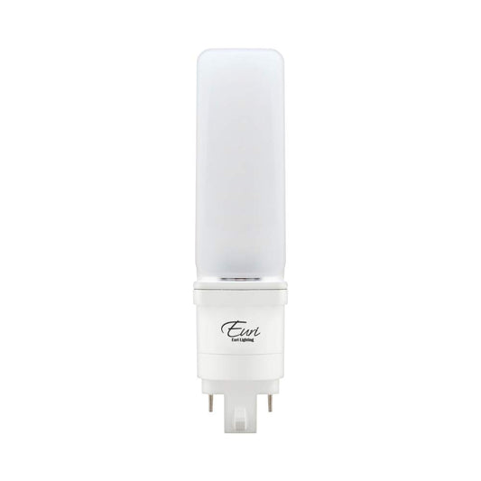 Euri Lighting EPL-2150H Non-Dim Hybrid (A+B) LED Horizontal PL, G24Q, 12W (26W Equal) 1100lm, Cool White (5000K), 80CRI, AC120-277V, 140° Angle,5YR