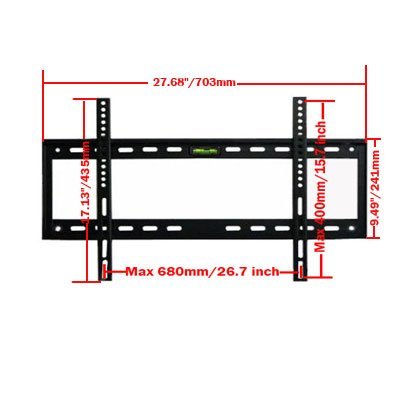 VideoSecu Ultra Slim TV Mount Fit LG 32LD350 32LD450 32LD550 32LE5300 32LE5400 32LG40 37LD450 37LE5300 42LD520 42LD550 42LE5400 42LE5500 42LD450