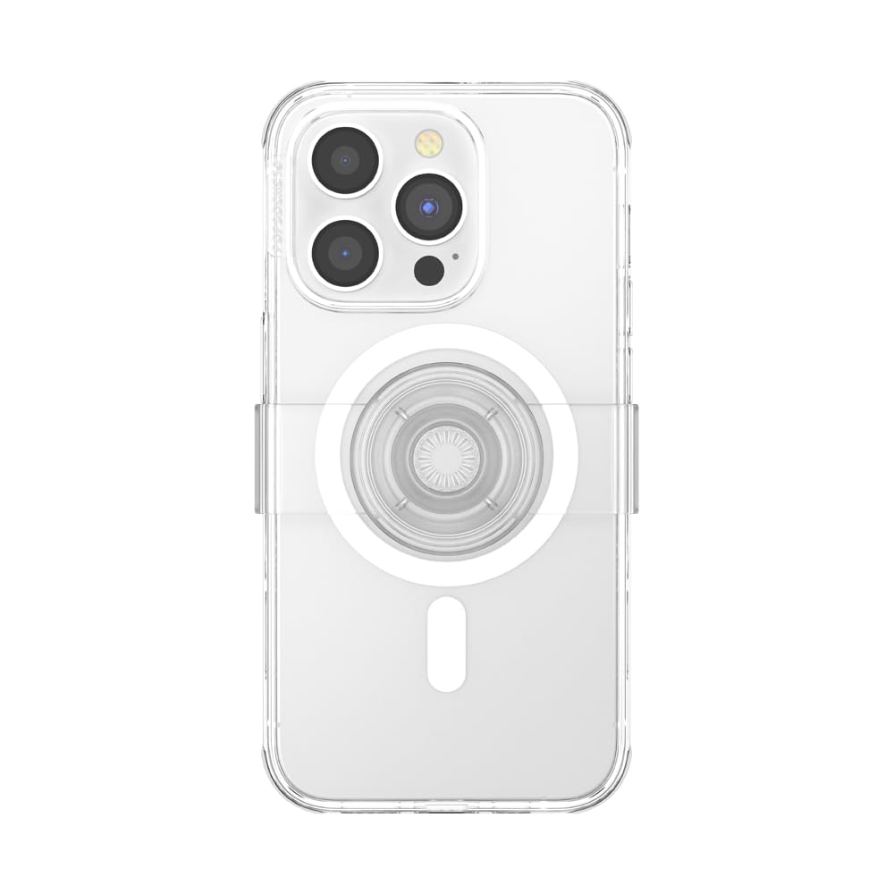 PopSockets iPhone 14 Pro Phone Case with MagSafe, Wireless Charging Compatible, Clear - iPhone 14 Pro MS Clear