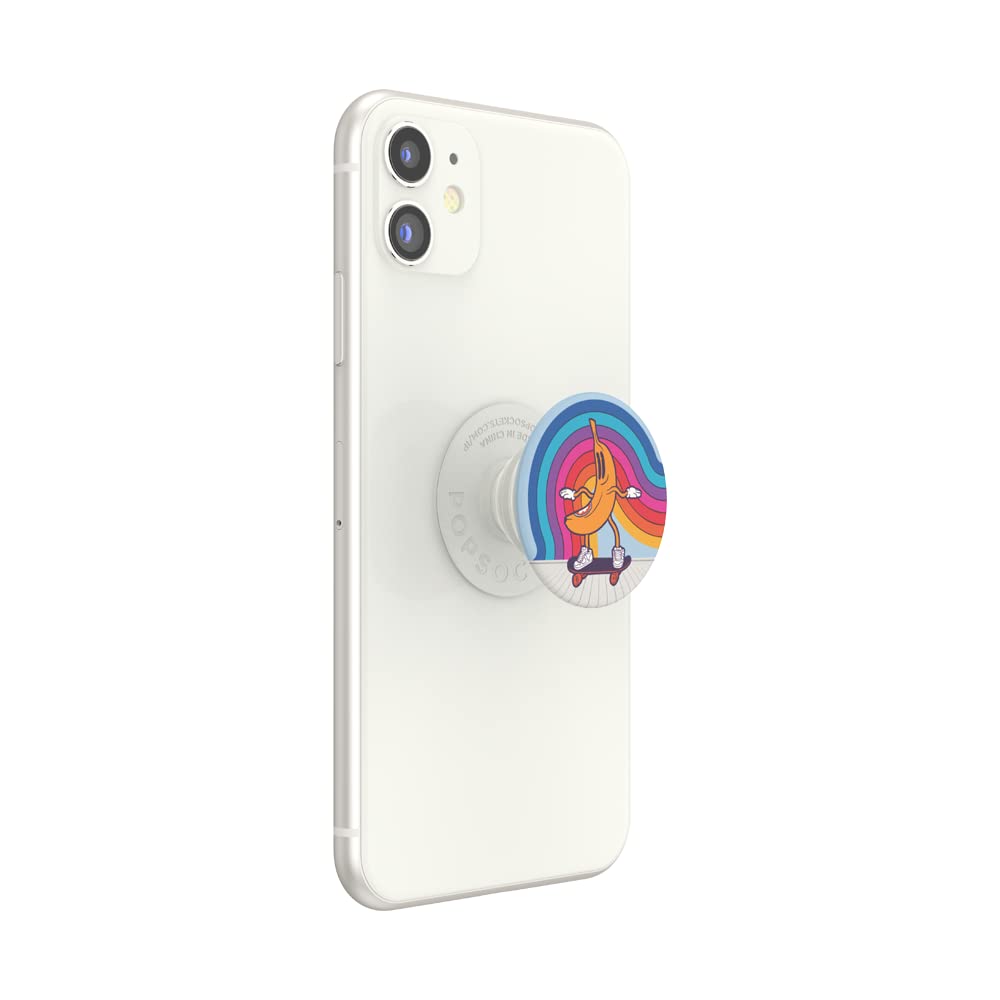 PopSockets Phone Grip with Expanding Kickstand, Adhesive Grip - Retro Banana