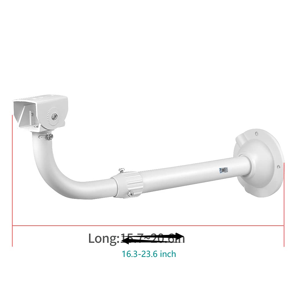 compcctv CCTV Security Camera Mount Bracket, Telescopic Adjustable Universal Wall Mounting Bracket