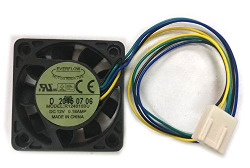 Everflow 40x10mm PWM High Speed Dual Ball Bearing Fan #R124010BU