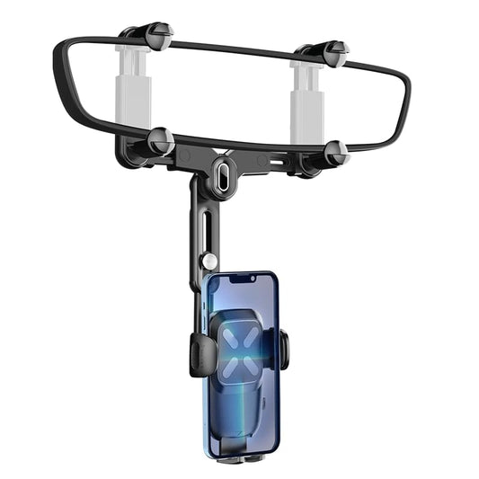 WUITIN Car Phone Mount, 360 Rotatable and Retractable, Anti-Shake Design, Compatible with Samsung, iPhone, Sony