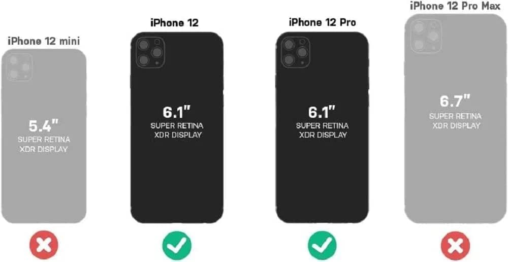 OtterBox Defender Series Case for Apple iPhone 12 & iPhone 12 Pro - (Black)