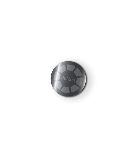 Clutchit 3-Pack Thick Magnetic Metal Replacement Plate with 3M Adhesive for Surfaces (Matte Black)