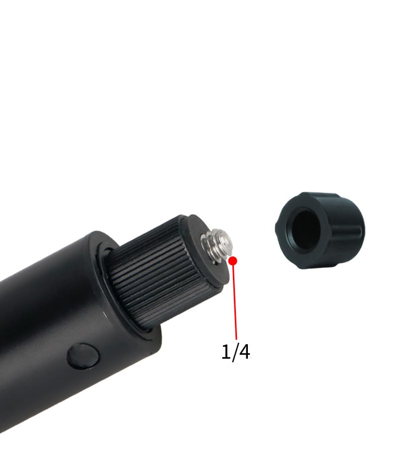 ThtRht 20 Pack Photography Light Stand Top Screw Caps Replacement 1/4''-20 Threaded Phone Tripod End Caps Tips Protective Cover for Monopod Selfie
