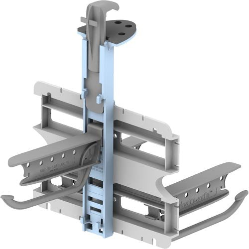 Electriduct Cable-Safe Under Desk Wire Manager Computer Cord Organizer Cable Management Solution