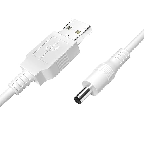 SCOVEE Charger for Foreo Luna Series Facial Cleanser,Replacement USB DC Charging Cable for Foreo Luna 2 3 4 Mini Bare ISSA Go Play Plus UFO Luxe
