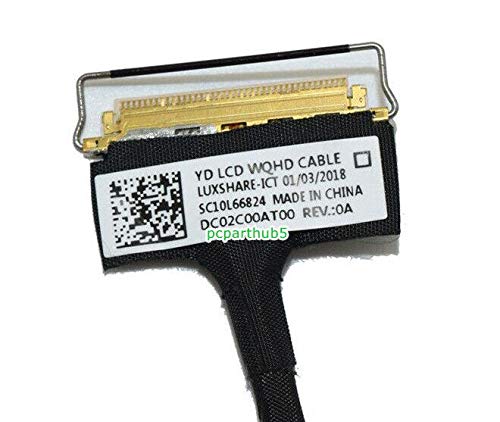 WQHD LCD EDP Video Screen Cable 40Pin Replacement for Lenovo Thinkpad X1 Carbon 6th Gen 20KG 20KH/Thinkpad X1 Carbon 5th 20HQ 20K3 20K4 20HR 01YR429