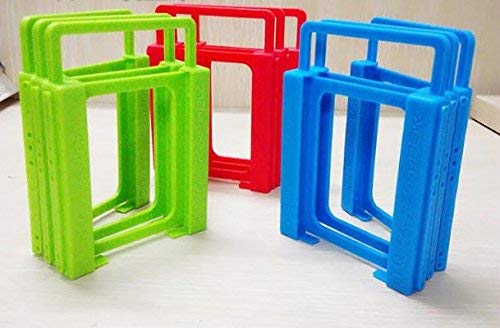 JXSZ 2.5" to 3.5" SSD HDD IDE/SATA Plastics Hard Disk Drive Mounting Bracket Adapter for PC (50pcs)