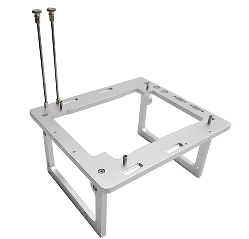 Open Air ITX PC Frame HTPC Water Cooling Test Bench Aluminum Case Bare Overclocking DIY Computer Frame Support Graphics Card Black