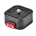 Quick Release Plate, Camera Tripod Mount Arca Swiss QR Plate Fast Claw Clamp Compatible with Canon Sony Nikon Pentax DSLR/SLR/Zhiyun/Feiyu/DJI/Moza