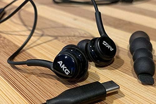 SAMSUNG AKG Earbuds Original USB Type C in-Ear Earbud Headphones with Remote & Mic for Galaxy A53 5G, S22, S21 FE, S20 Ultra, Note 10, Note 10+, S10…
