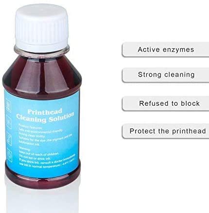 TBTeekk Inkjet Printhead Cleaner for TS8020, MG6821, MG5721, MG5722, MG6620, MG6420, MG5522, IP3600, IP4700 Printer Cleaning Solution - 100ml