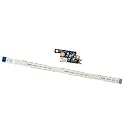 Power Switch on Off Button Board with Cable Replacement for Lenovo ThinkPad W550S W550 T550 T560 T570 P50S 00JT432 48.4AO09.011 SC50G56891 Power