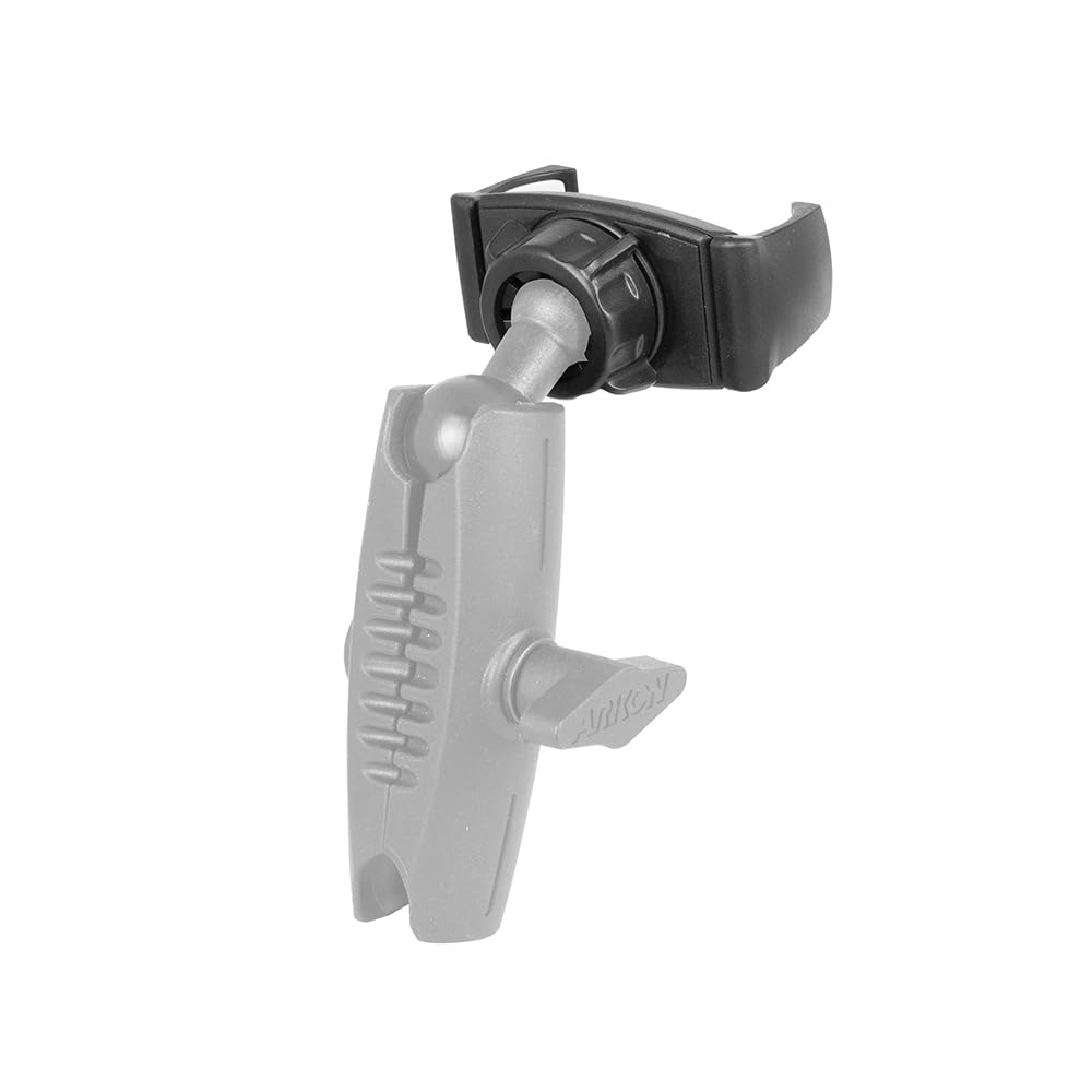 ARKON Mounts Mobile Grip 5 Universal Phone Holder | Securely Fits Smartphones up to 3.9" Wide | Adjustable Spring-Loaded Holder | 17mm Ball End