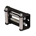 HLMOptimo 4-7/8 inch Winch Roller Fairlead 4 Way 4-7/8” Universal Mount Cable Guide Heavy Duty Nut Disassembly ATV UTV 2000-3500 LBS
