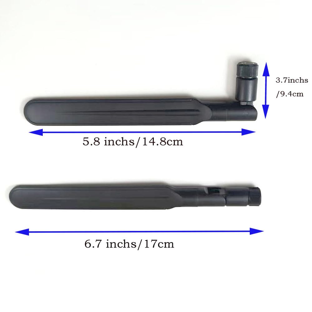 9dBi Outdoor 4G LTE Antenna SMA Male Omnidirectional Cellular Trail Game Camera Antenna with 15cm ipx RF 1.13 Extension Cable