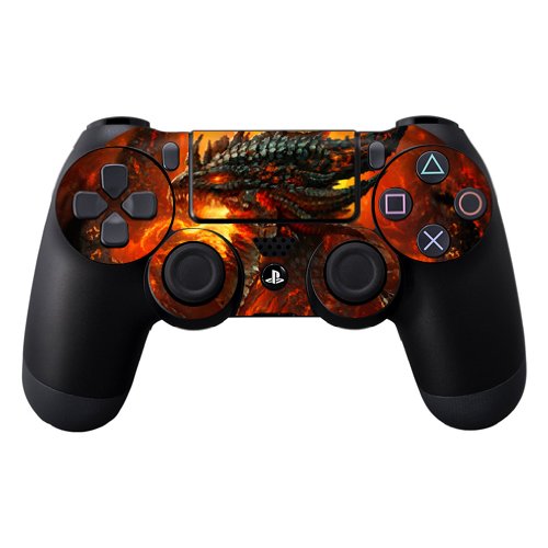 Protective Vinyl Skin Decal Skin Compatible with Sony PlayStation DualShock 4 Controller wrap Sticker Skins Hell