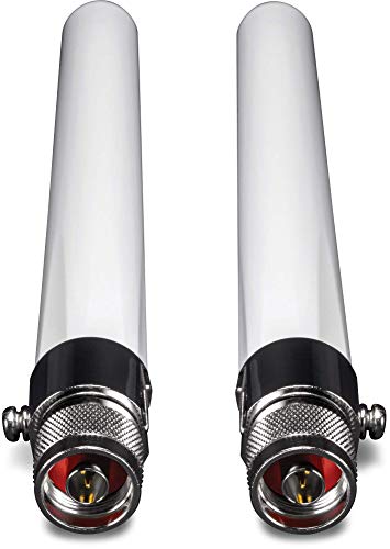 TRENDnet 4/6 dBi Surge Outdoor Dual Band Omni Antenna Kit, Replaceable Surge Protection Fuse, TEW-AO46S
