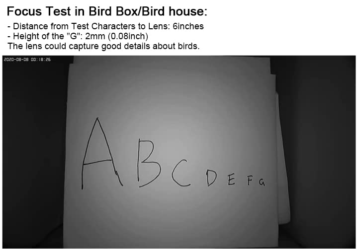 WIWACAM WiFi Bird Box Camera, 4K HD WLAN, Live Video to Phone, Easy Installation to Most of Bird Box Bird House Birdhouse Feeders Nesting, for Robins
