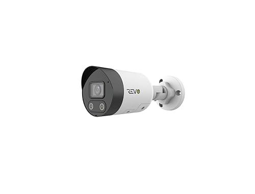 REVO America Ultra True 4K HD Smart Active Deterrence Bullet Security Camera