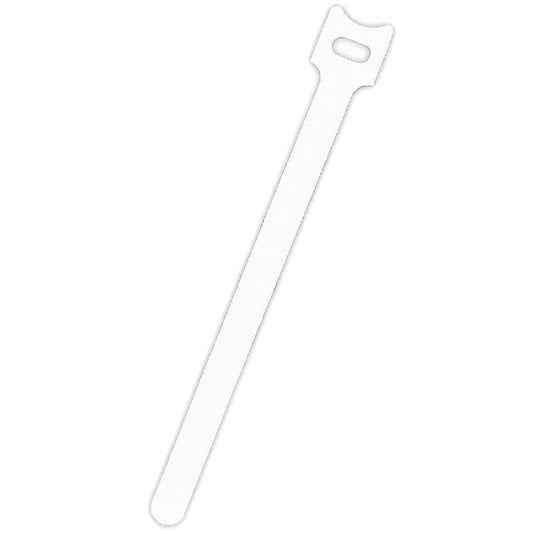 NavePoint 10 Inch Hook and Loop Reusable Strap Cable Cord Wire Ties 50 Pack White