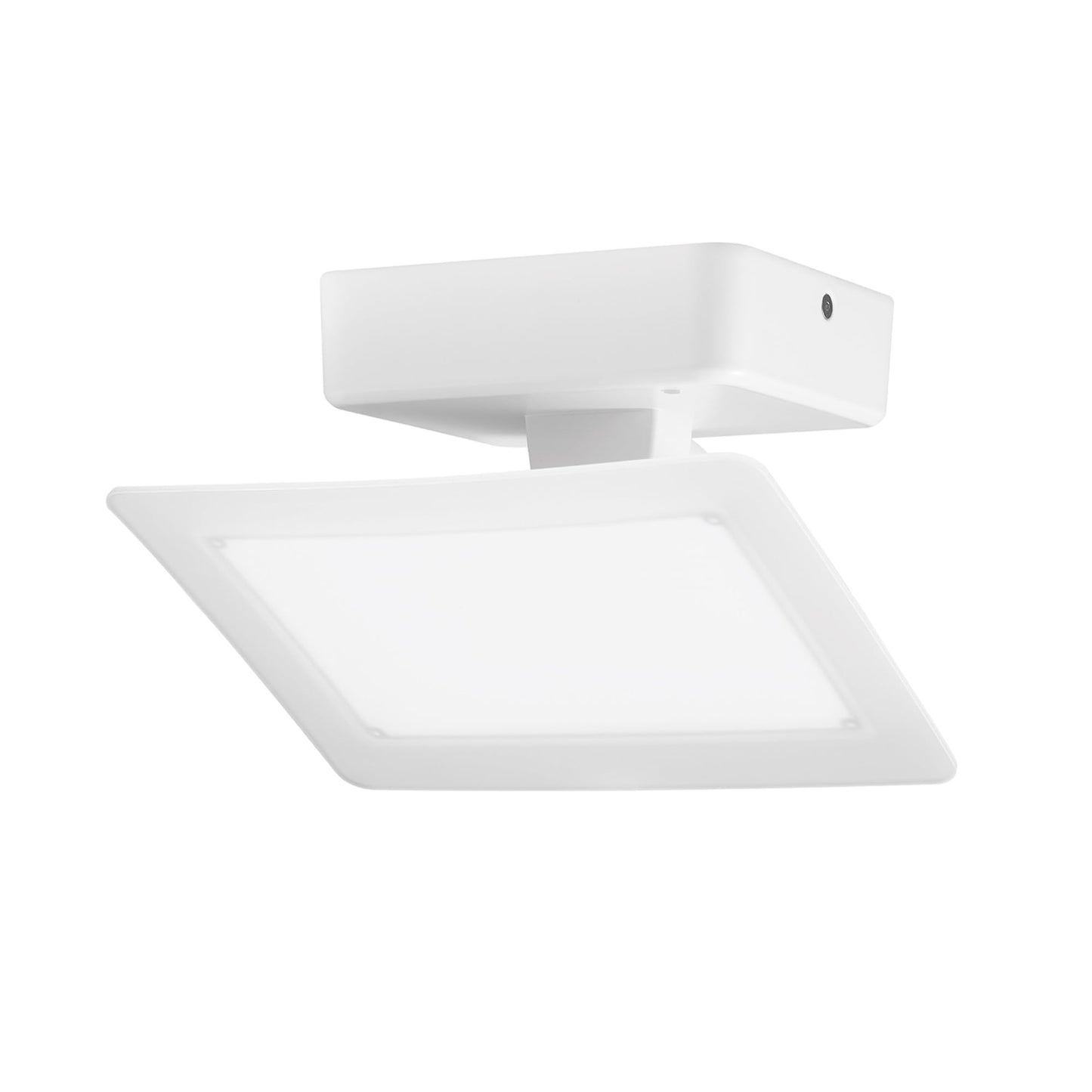 Globe Electric 50W White Super Bright 6000 Lumens Hardwired Automatic Dusk to Dawn Outdoor Integrated LED Flood Light Security Light, Spotlight