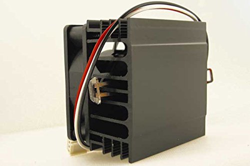 50x41mm Socket 7/370 CPU Cooler Fan with Heatsink and TX3 and LP4 (Black)
