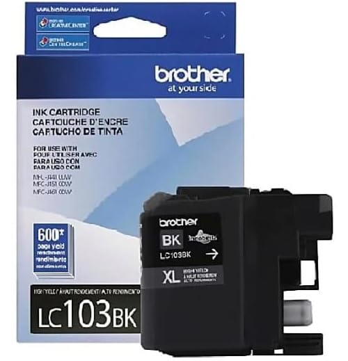 Brother High Yield Color Ink Cartridge - Black (LC103BKC)
