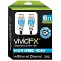 Vivid FX HDMI High Speed Cable, 6 feet