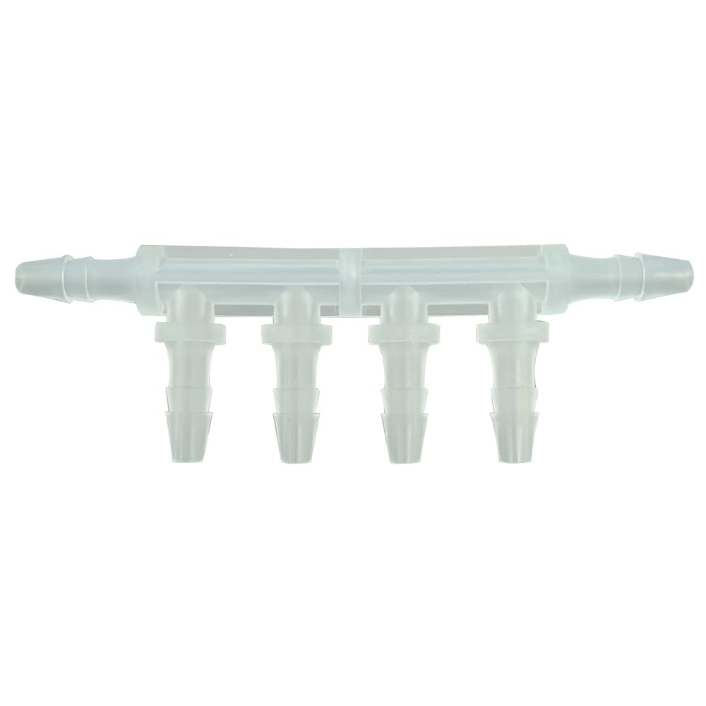 Juweathy Printer Ink Tube Connector 5mm x 3mm Pipeline Hose Circulation Splitter for Large Format Inkjet Printer;10Pcs/Packed (Two Ways)