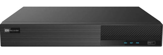 Titanium ED9516H5NV-16P-3NB 16-Channel 4K NVR with 16 Built-in PoE Ports, 8MP Recording Resolution, NDAA Compliant, H.265+ Compression, 2 SATA Slots