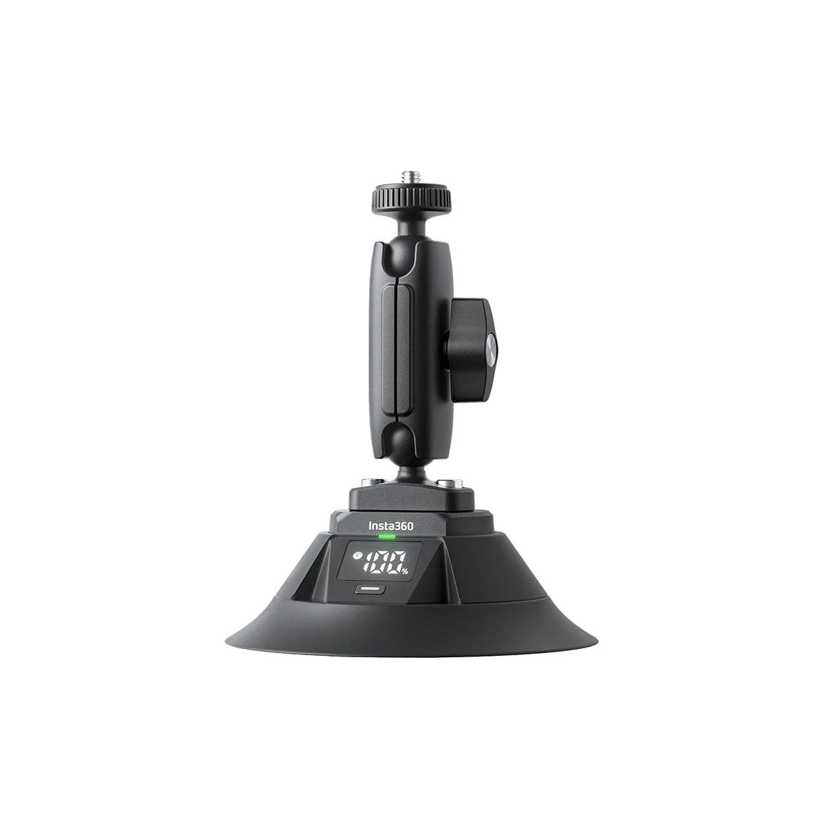 Insta360 Electric Suction Cup Mount - Action Camera Car Mount with Adjustable Double Ball Head for Off-Road Drives, Automatic Suction, Suction