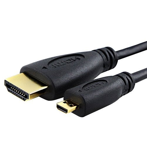 Mizar Micro HDMI to HDMI Male Cable -6ft for Cisco Flip Video UltraHD 3rd Generation