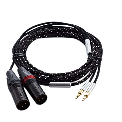 Fanmusic ZY Cable ZY-261 2XLR Male Balance Plug Cable HD700 HE400i Headphone Extension Cords Upgrade Cable