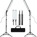 GSKAIWEN 180 LED Light Photography Studio LED Lighting Kit Adjustable Light with Light Stand Tripod Photographic Video Fill Light