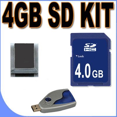 4GB SD/HC Memory Card Secure Digital BigVALUEInc Accessory Saver Bundle for Pentax Cameras