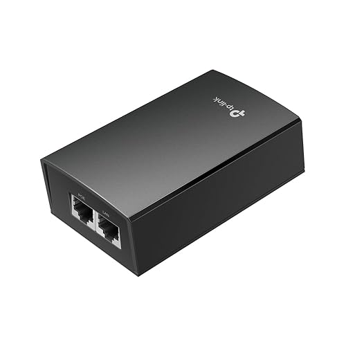 TP-Link TL-PI4824G 48V/24W DC Passive PoE Injector | Gigabit PoE Adapter | Plug & Play | Up to 100 Meters (325 feet) | Desktop/Wall-Mount | UL