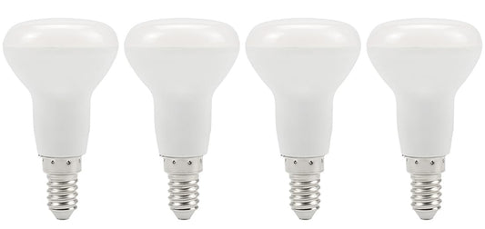 Beriteluce Dimmable LED Flood Light Bulb BR16 R16 5W 50W Equivalent, 500 Lumen, 3000K Warm White, Candelabra Base E12, LED Mushroom Light Bulb, 4-Pack